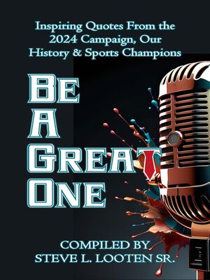 cover image of Be a Great One